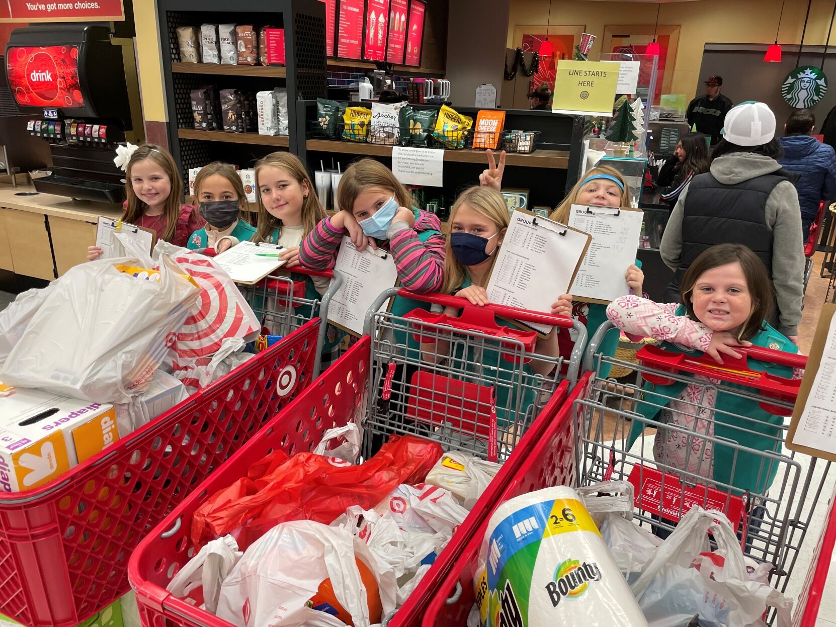Girl Scout Troop 3425: Shopping for Shelters, Disadvantaged